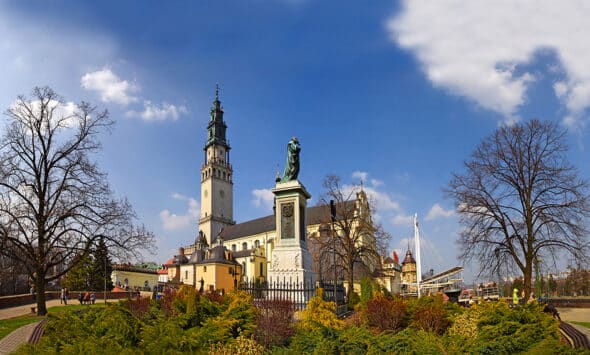 Jasna Gora monastery in Czestochowa city